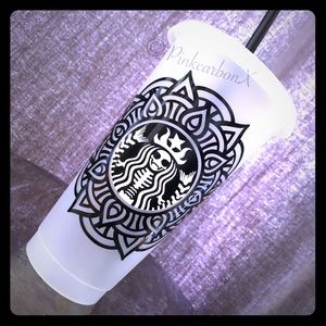 CUSTOM Starbucks Halloween Skeleton Siren Cold Cup